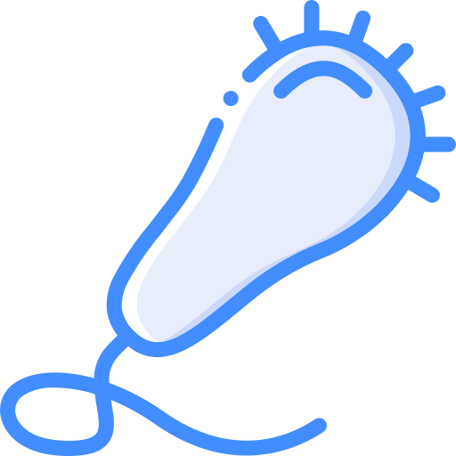 Bacteria free icon