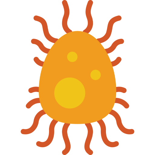 Bacteria free icon Bacteria free icon
