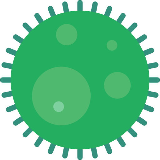 Bacteria free icon Bacteria free icon