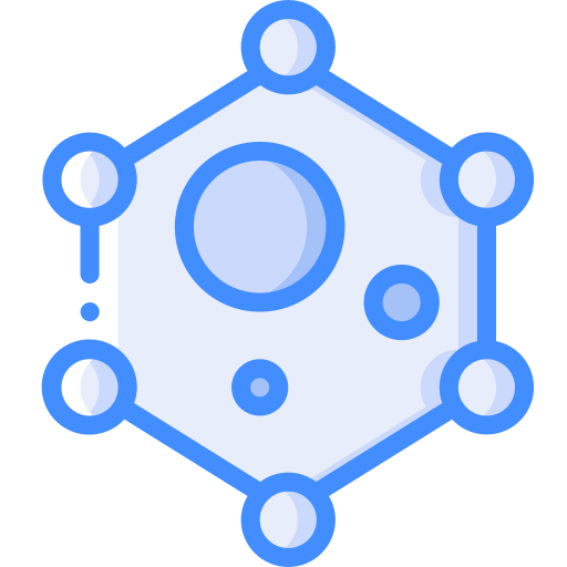 Virus Basic Miscellany Blue icon