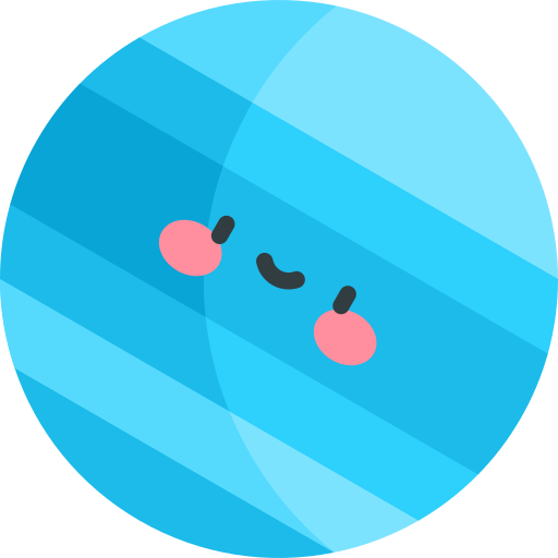 Neptune Kawaii Flat icon