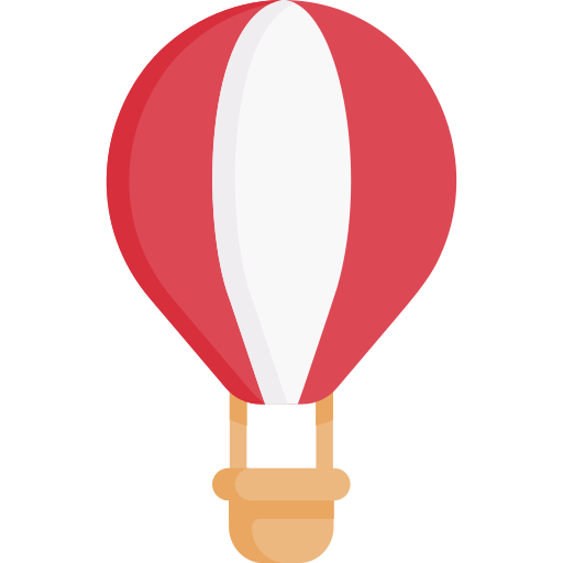 Hot air balloon Special Flat icon