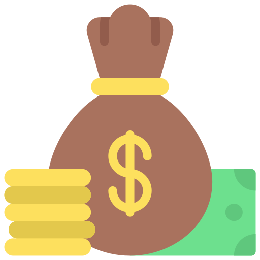 Money Juicy Fish Flat icon