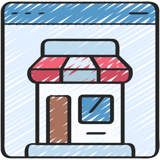 magasin en ligne Icône gratuit