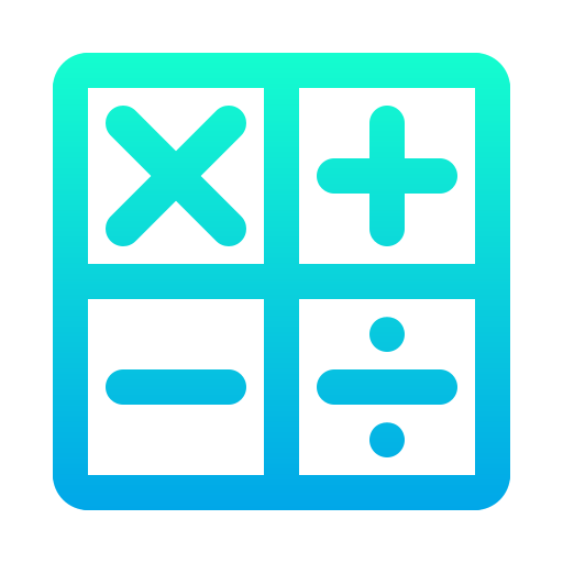 Calculators Generic Gradient icon