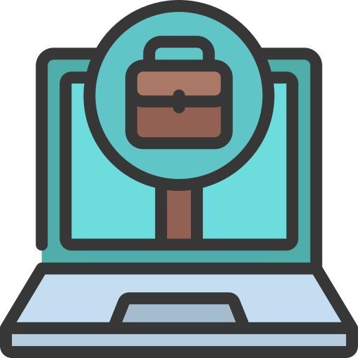 recherche de travail Icône gratuit recherche de travail Icône gratuit