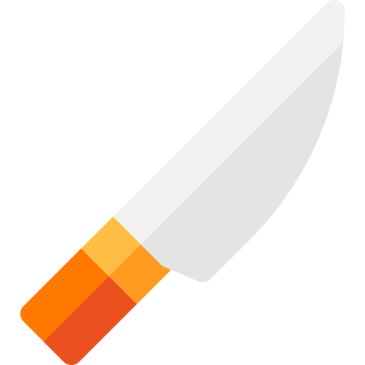 Knife Basic Rounded Flat icon