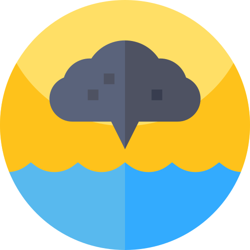 Ocean acidification free icon