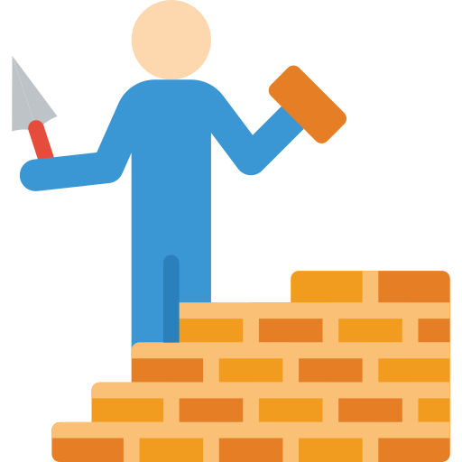 Brick wall free icon