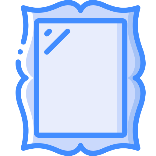 Frame Basic Miscellany Blue icon