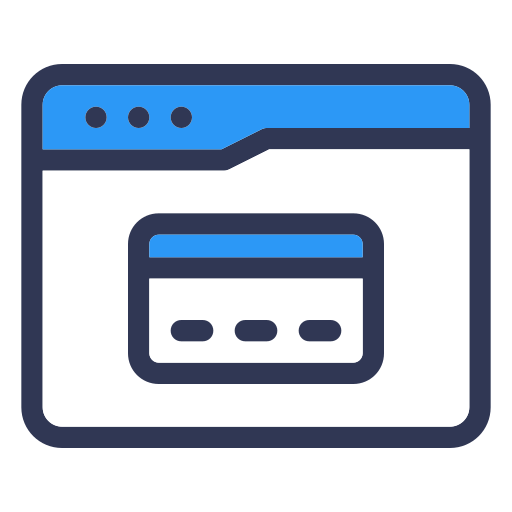 Transaction Generic Blue icon