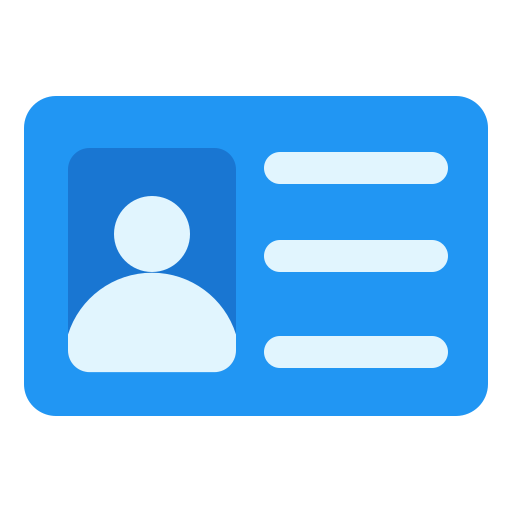 Membership Generic Blue icon