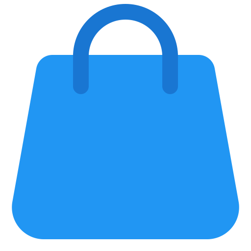 Shopping bag Generic Blue icon