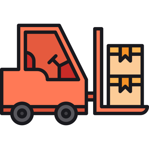 Forklift - free icon