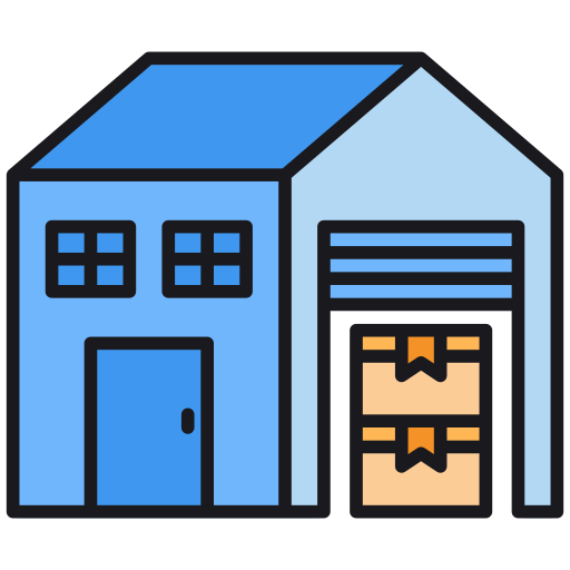 Warehouse Generic Outline Color icon