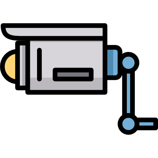 circuito cerrado de televisión icono gratis