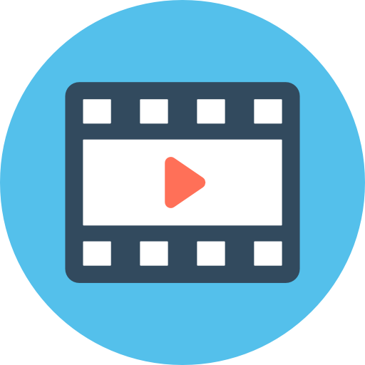 reproductor de video icono gratis