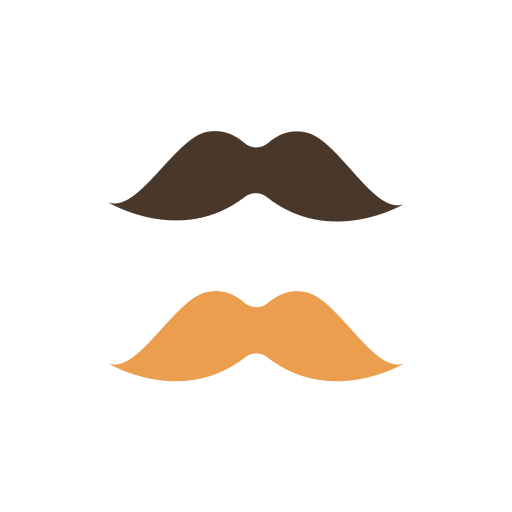 Mustache Generic Flat icon