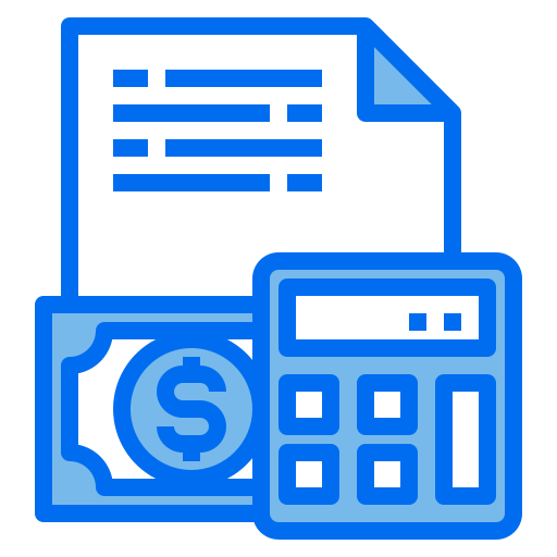 Calculator Payungkead Blue icon