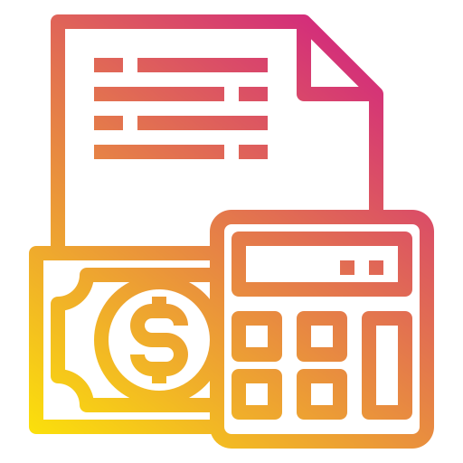 Calculator Payungkead Gradient icon