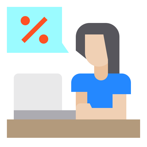 desconto grátis ícone