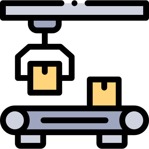 Конвейерная лента бесплатно иконка