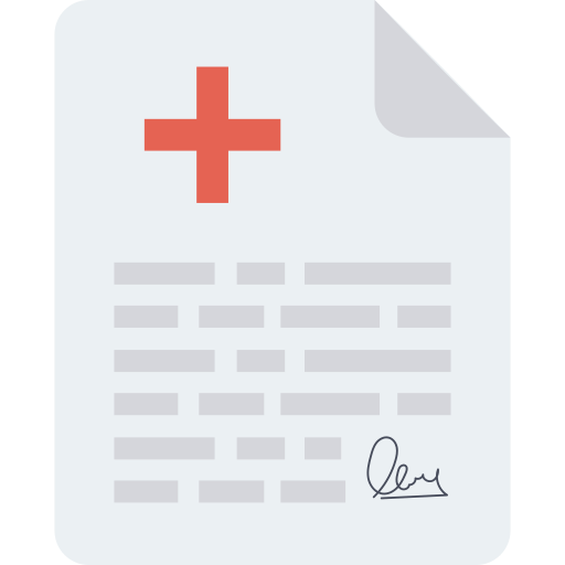 rapport médical Icône gratuit