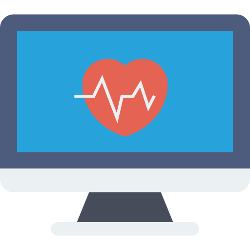 Electrocardiogram free icon