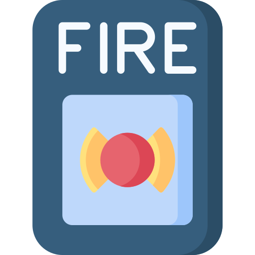 alarma de incendios icono gratis