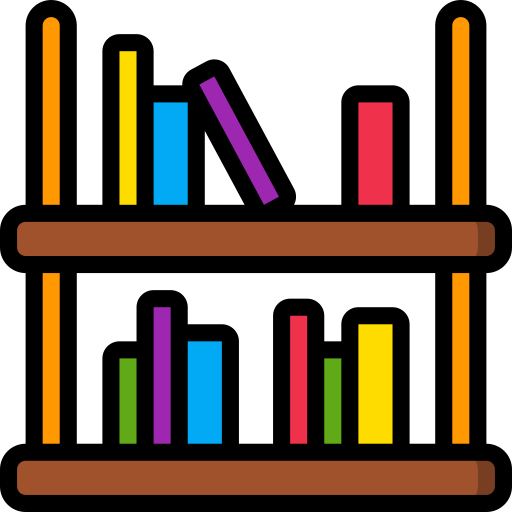 Bookshelf free icon Bookshelf free icon