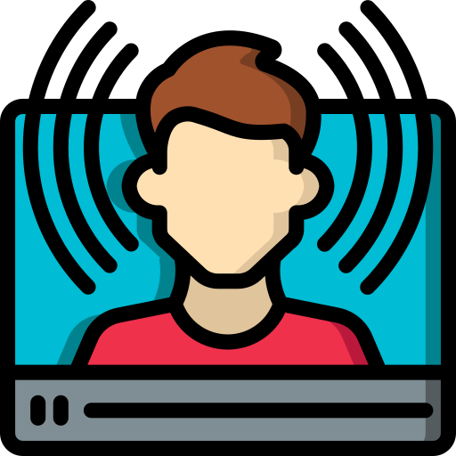 Broadcasting free icon