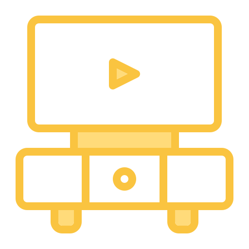 cine en casa icono gratis