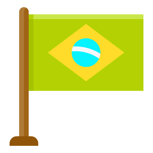 Bandeira do brasil - ícones de bandeiras grátis