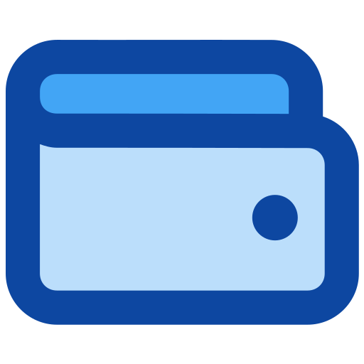 Wallet Generic Blue icon