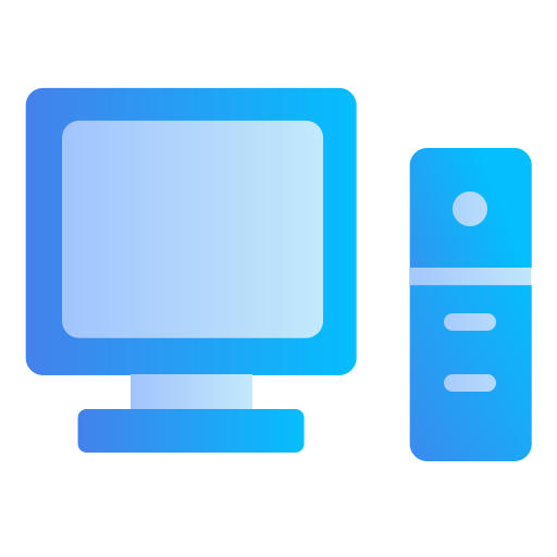 Computer Generic Flat Gradient icon