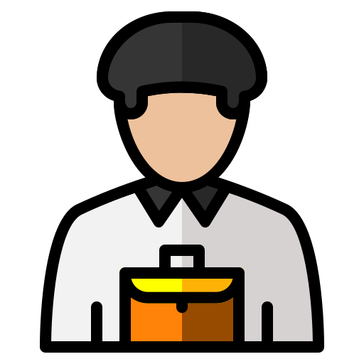 Salesman free icon