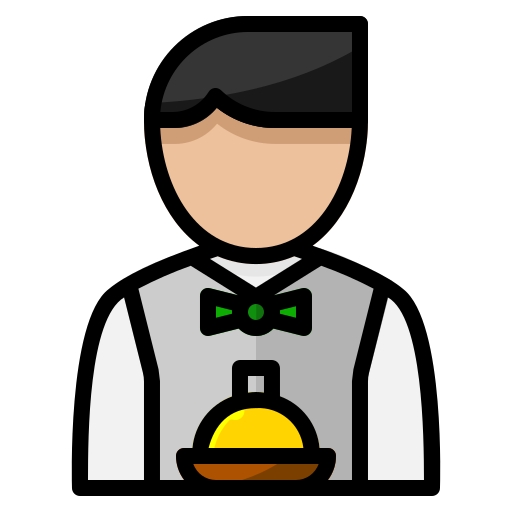 Waiter free icon