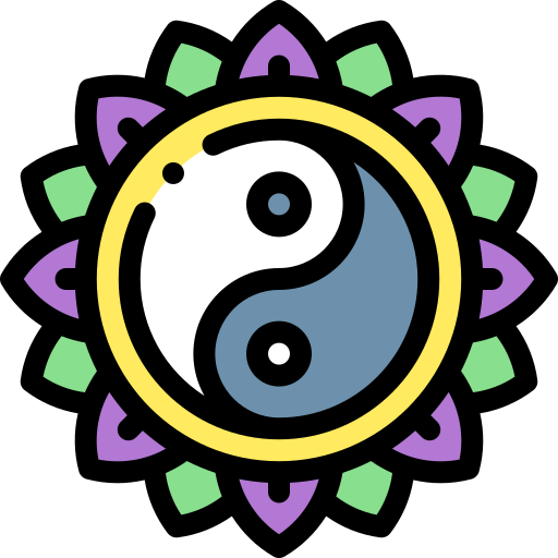 yin yang icono gratis