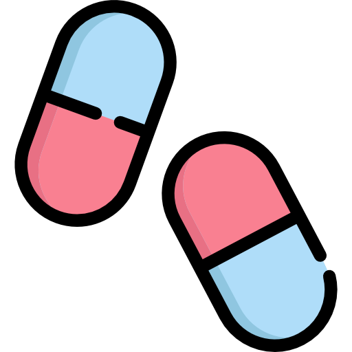 medicine icon, antibiotic icon, pills icon, medication icon, bag icon, hand  icon, holding icon, pictogram icon