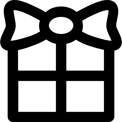 caja de regalo icono gratis