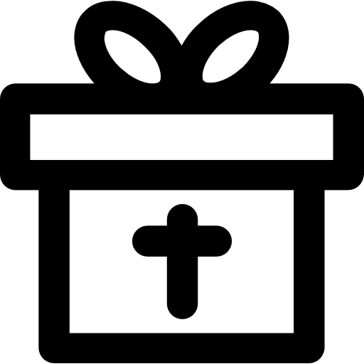 caja de regalo icono gratis