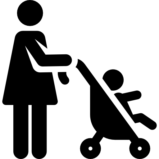 carrinho de bebê grátis ícone