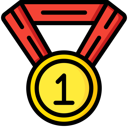 Medal Basic Miscellany Lineal Color icon