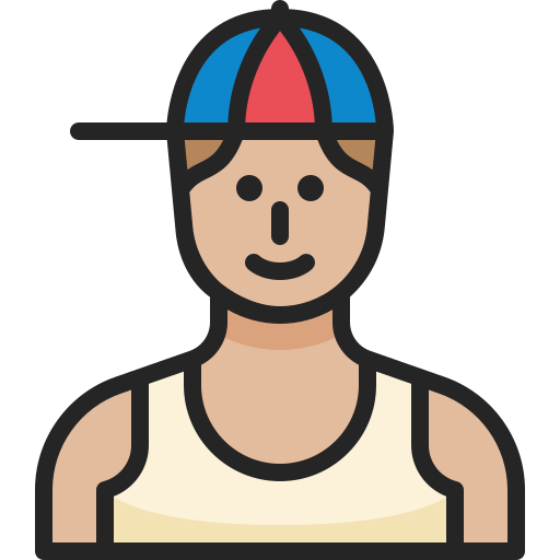 Man Generic Outline Color icon