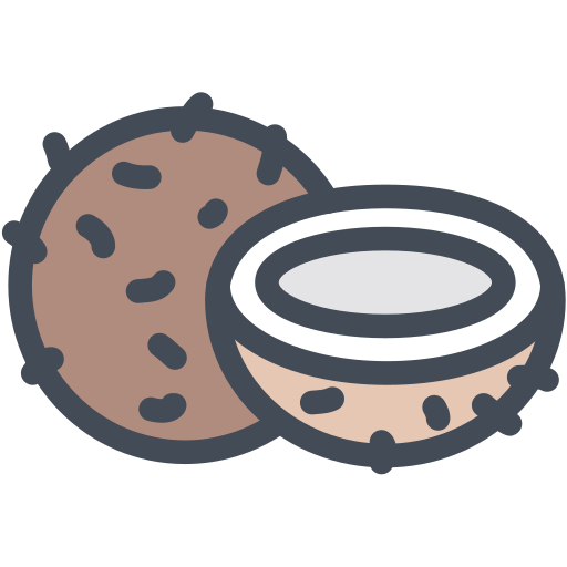 Coconut Generic Outline Color Icon