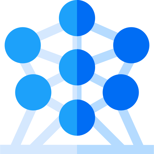 Atomium Basic Straight Flat icon