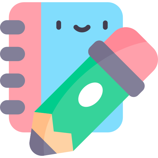 Homework Kawaii Flat icon