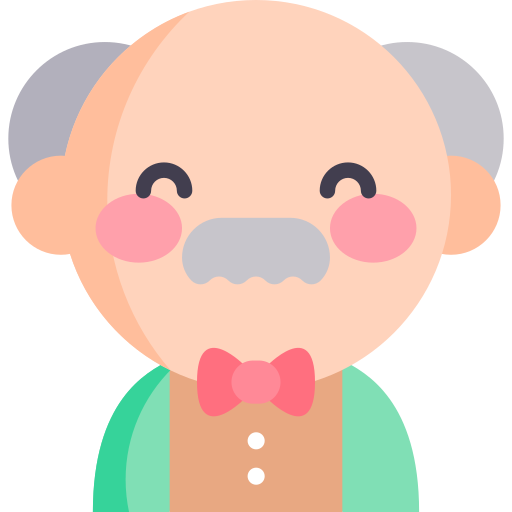 Professor Kawaii Flat icon