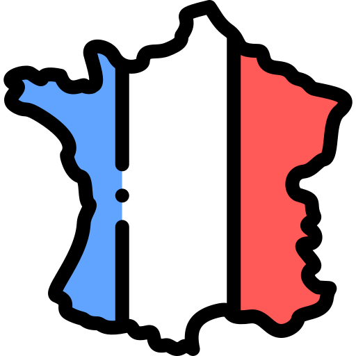 France - Free maps and location icons