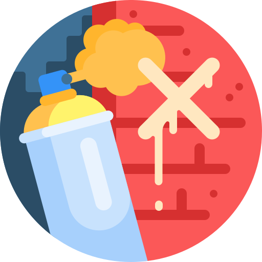 Vandalism free icon Vandalism free icon